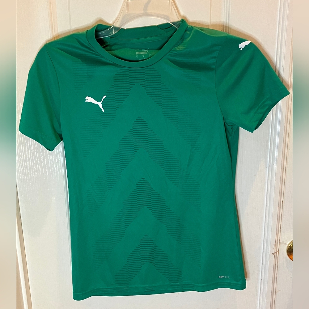 Puma Emerald Green Performance Jersey Tee